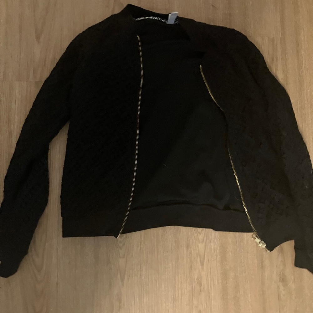 Black and gold Design kids jacket